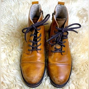 Aldo Brown/Orange Men’s Lace Up Boots
